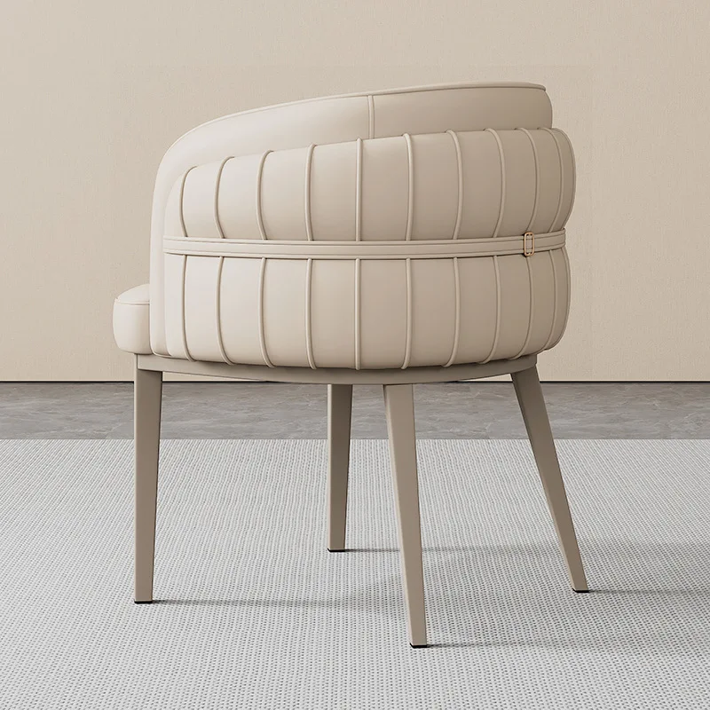 Home Dining ChairModern Simple Negotiation Chair Living Room Armrest Chair Kitchen Backrest Stool Hotel Dining Chairs