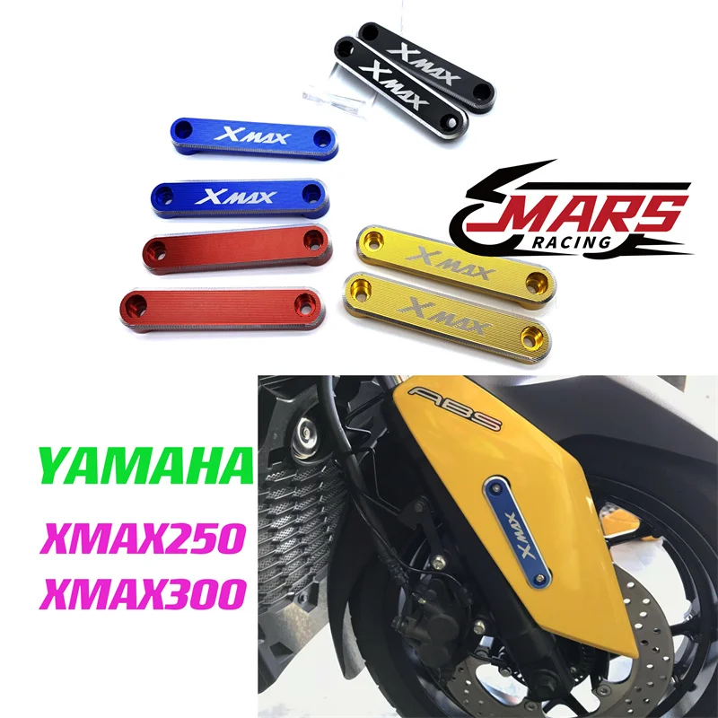 

Yamaha Xmax 250 300 XMAX300 X-MAX 250 300 2017 аксессуары для мотоциклов CNC передняя ось Coper Plate декоративная крышка