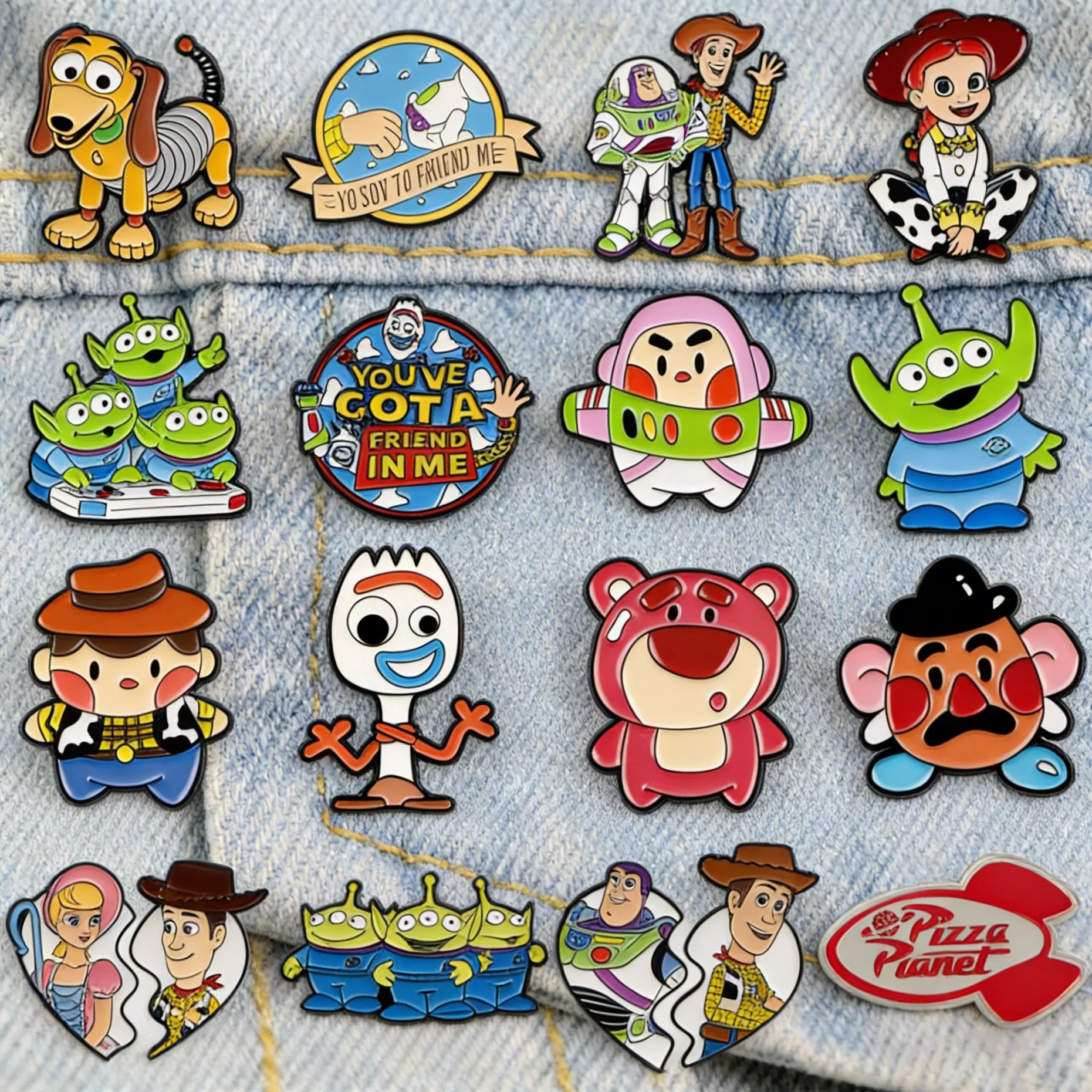 Broches en émail Animaux Mignons, Broches Chien pour Sacs à Dos, Broches Alien, Badges de Dessin Animé, Bijoux Cadeau pour Enfants, Décoration de Vêtements