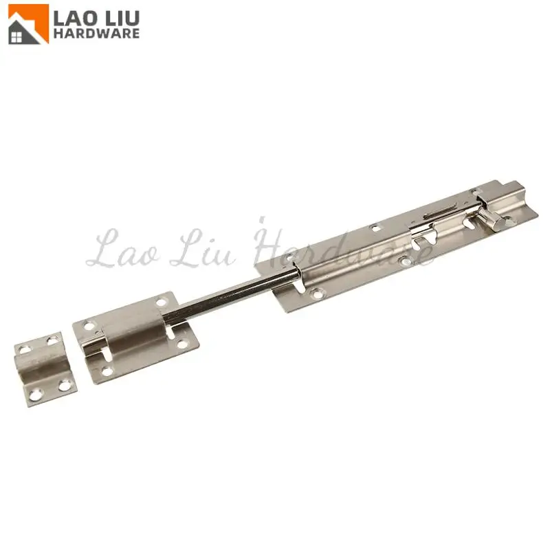 

Premium 10 Inch Stainless Steel Barrel Bolt Latch Padlock: Heavy-Duty Security Solution for Doors, Windows, Cupboards & Drawers