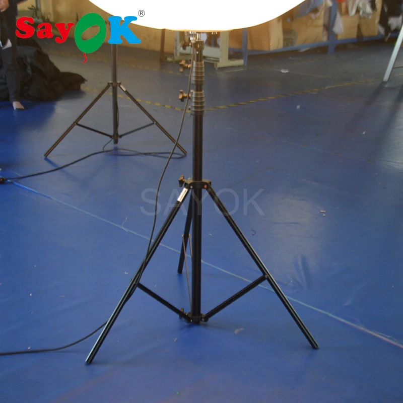 1.5mdia. Inflatable Star Balloon With Stand Tripod Decoration Inflatable Star Lighting For Event Advertising Wedding Party