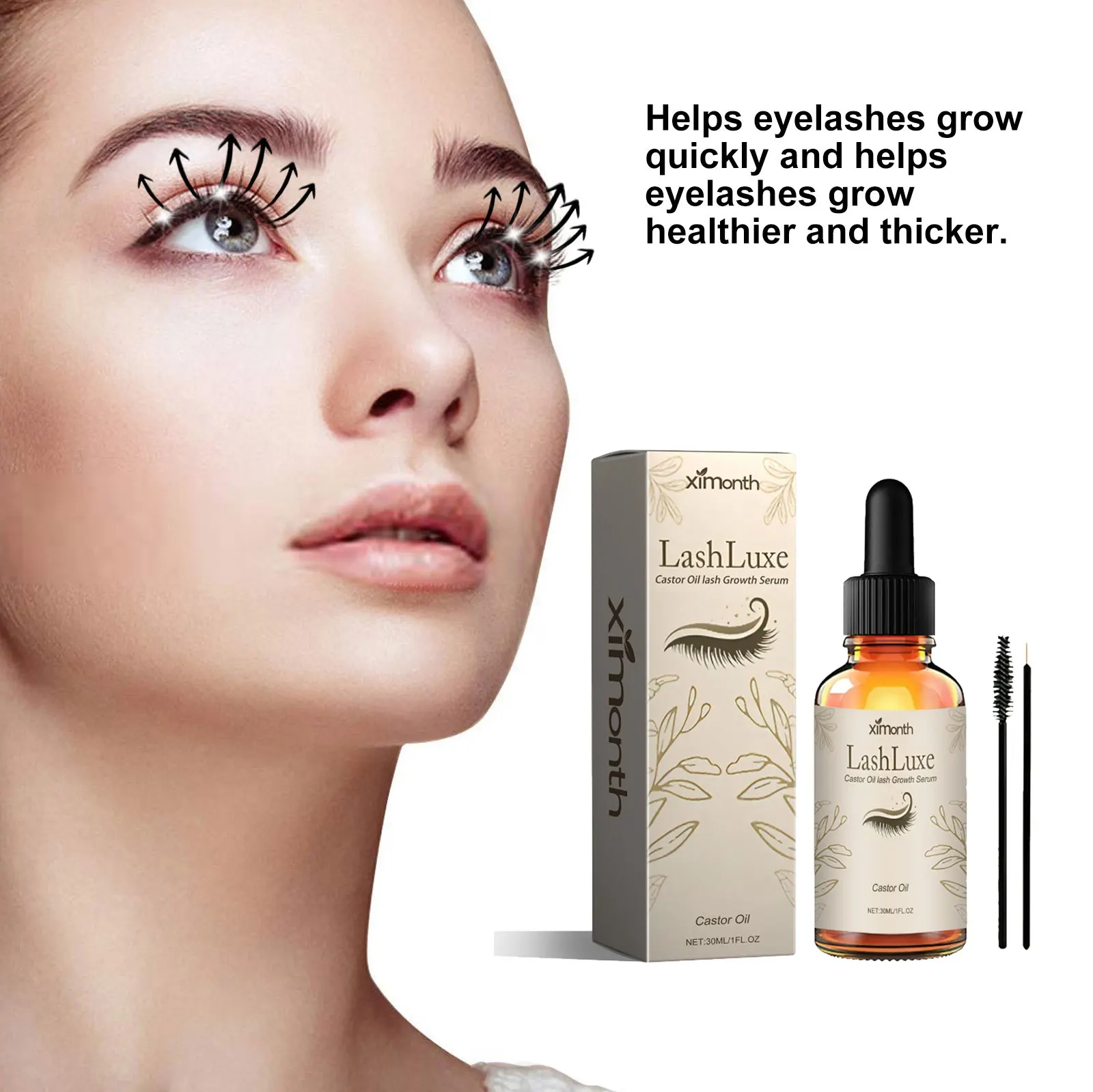 Ciglia impermeabili Fluido Enhancer Più Lunghe Più Spesse Ciglia Sopracciglia Crescita Forte Resistente Anti Caduta Crescita Delle Ciglia Fluido