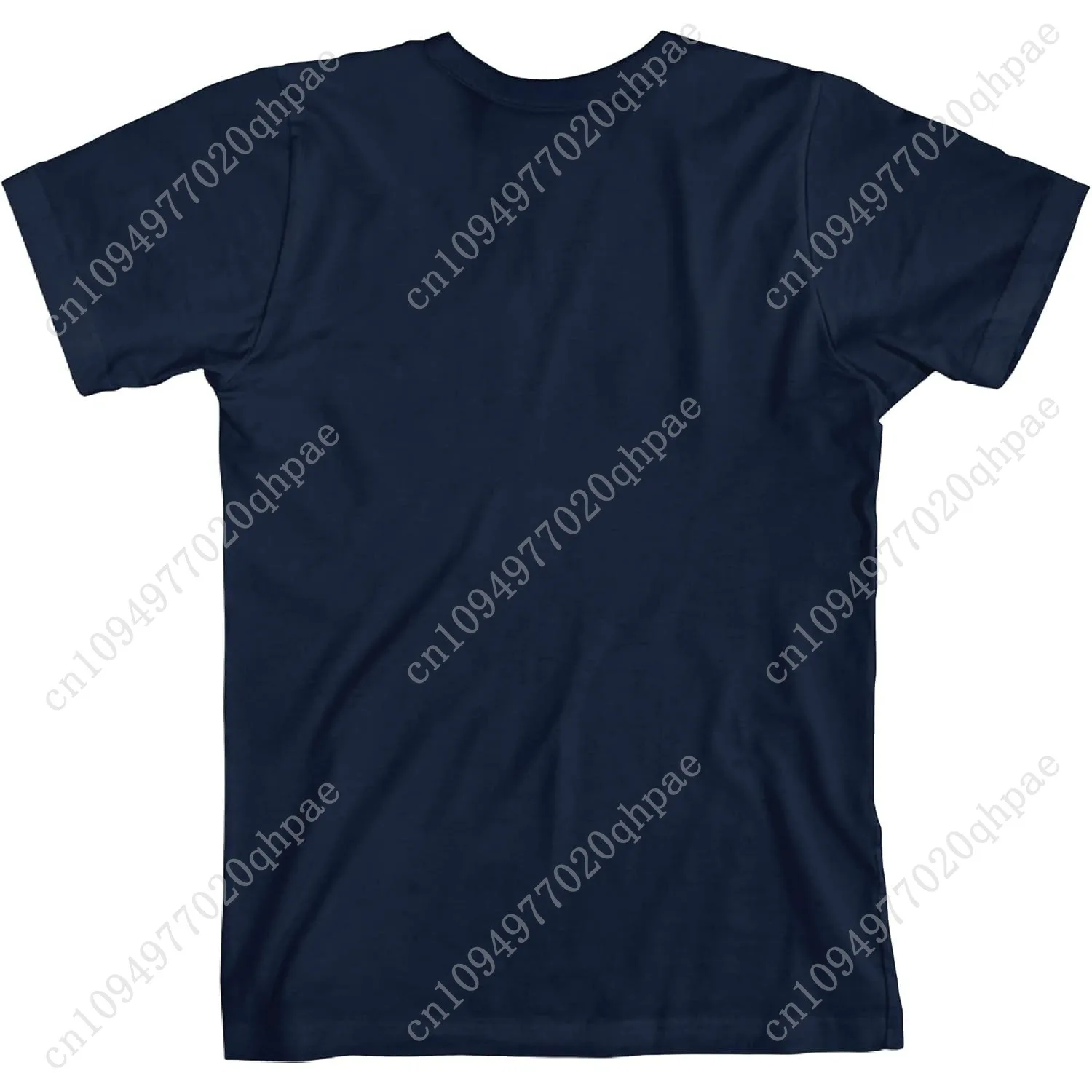 تي شيرت Kpop Demon Hunters Box Art Huntrix Youth Navy برقبة دائرية وأكمام قصيرة #3