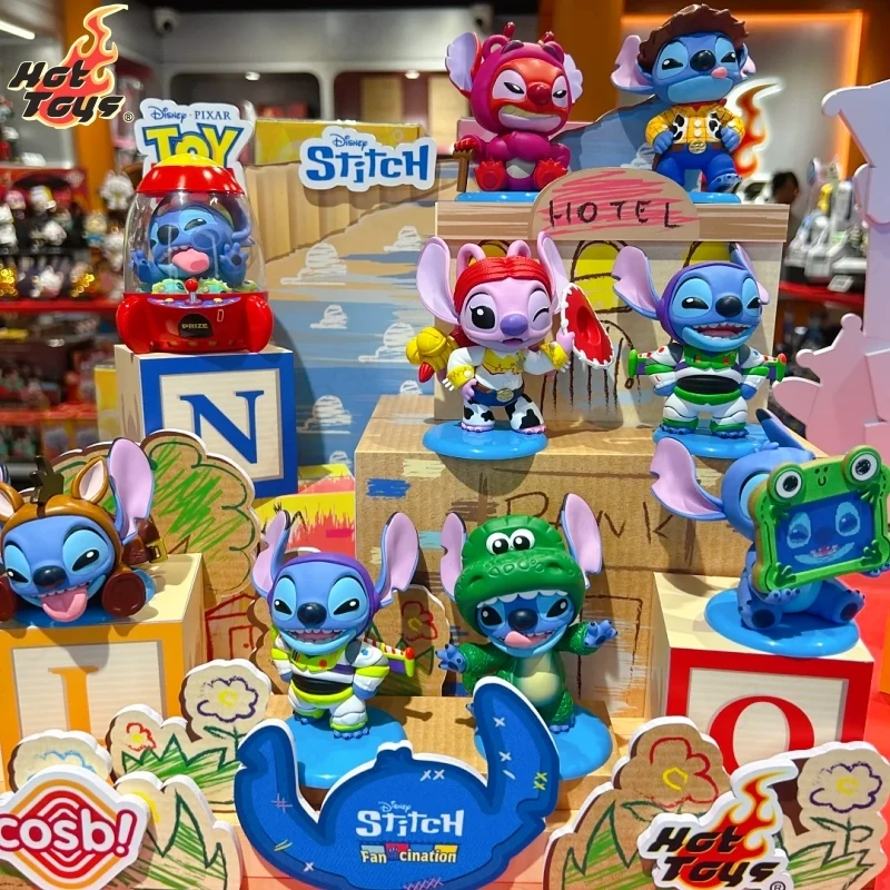 

Hot Toys Disney Stitch Cosbi Collection Fan-Cination Blind Box Exquisite Mini Figurine Outfit Design Trendy Collectible Toy Gift