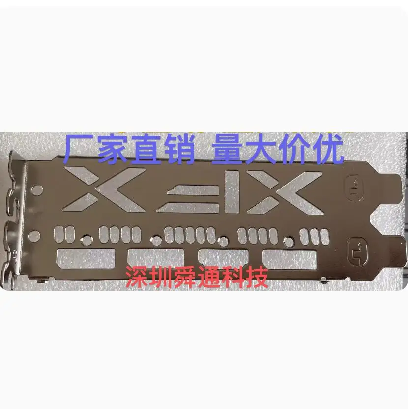 IO I/O pelat belakang pelindung pelat belakang Blende braket baja tahan karat untuk XFX Steel 5600XT 6700XT 12G D6