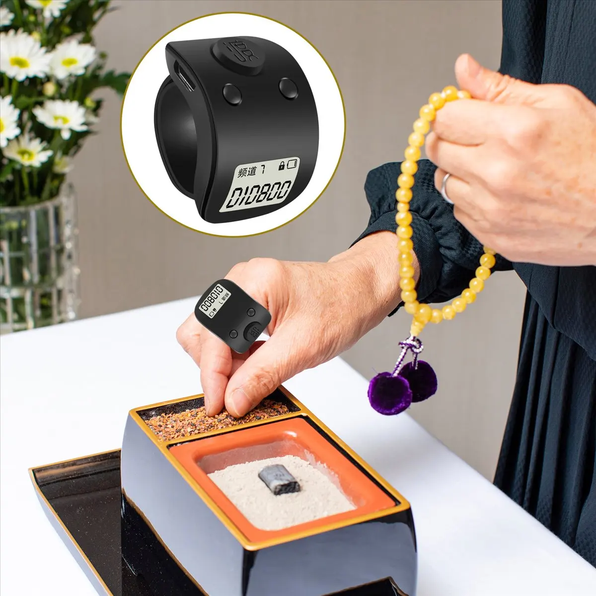 Mini Digital LCD Electronic Finger Ring Hand Tally Counter-Black Hight Quality Tools Sets You May Like