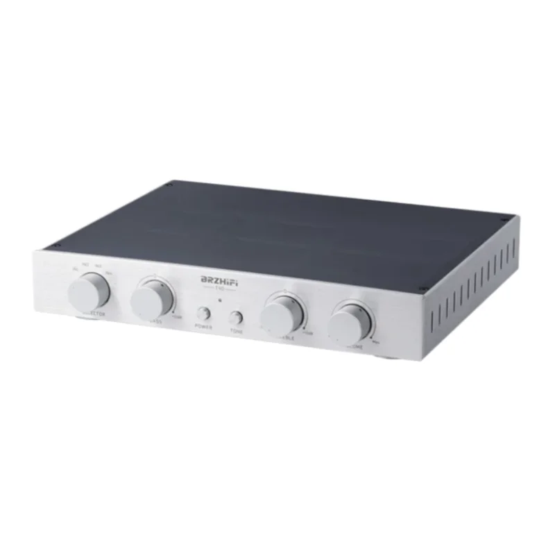 Weiliang audio BRZHIFI T40 front uA709 gold sealed gallbladder flavor 4 in 1 out of high and low adjustable straight silver.