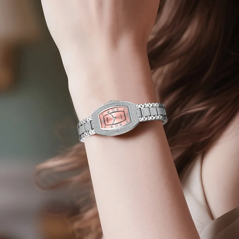 LIGE Fashion Luxury Square Watch For Woman Luminous Waterproof Date Ladies Watch Elegant Women's Quartz Watches Relogio Feminino