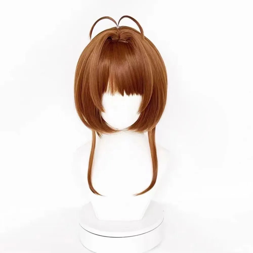 1 ピース ショート ストレート ヘアウィッグ アニメ プリティ ガール コスプレウィッグ
