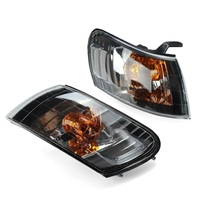 2PCS Car Front Corner Lamp Lights Lens Black For Toyota Corolla AE100 E100 AE101 1993-1997 Signal Lamp No Wire Harness