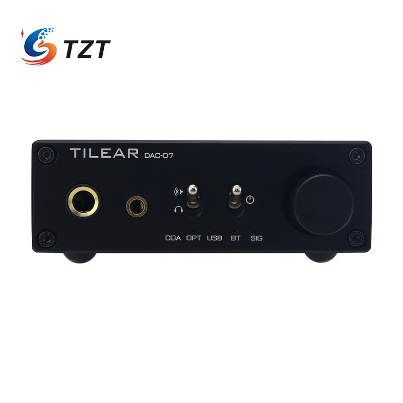 TZT TILEAR DAC-D7 Audio Decoder TPA6120 Headphone Amplifier Bluetooth5.4 Receiver Support for aptX-HD/LDAC - view 2