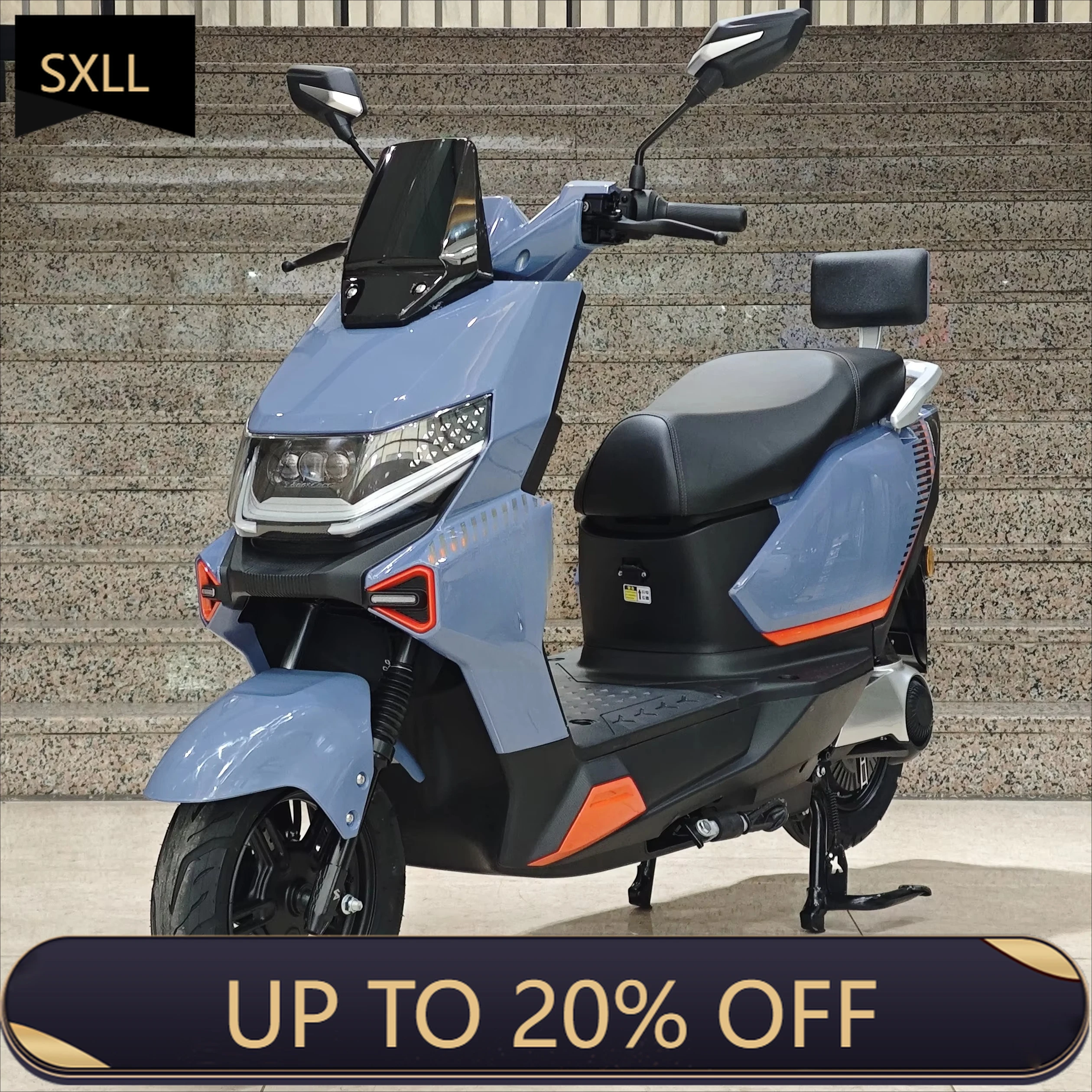 SXLL 48 فولت 60 فولت 72 فولت 1500 واط 65 kmph عالية السرعة دراجة نارية كهربائية الكبار دراجة نارية كهربائية سكوتر دراجة نارية كهربائية #1