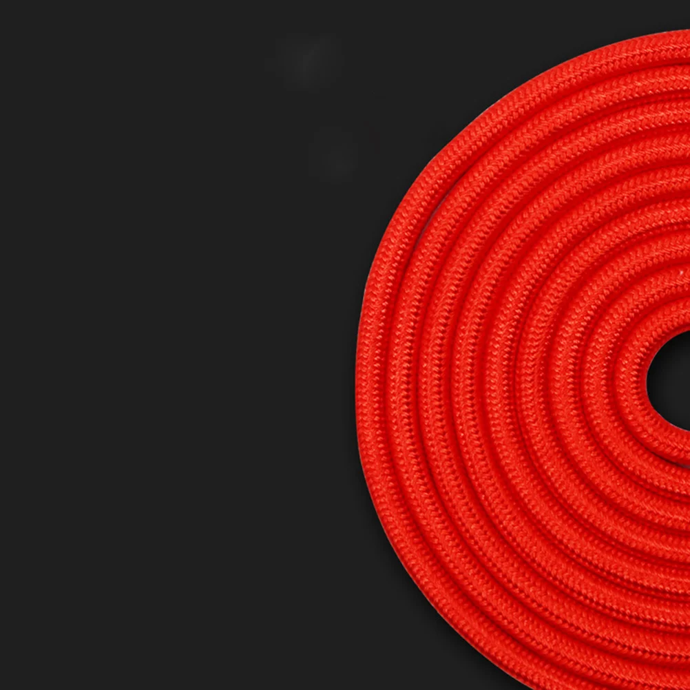 

Red 8mm Weighted Jump Rope Duplex Bearing Anti-Slip Handles Perfect for Home Gym Outdoor Workouts Adults Students