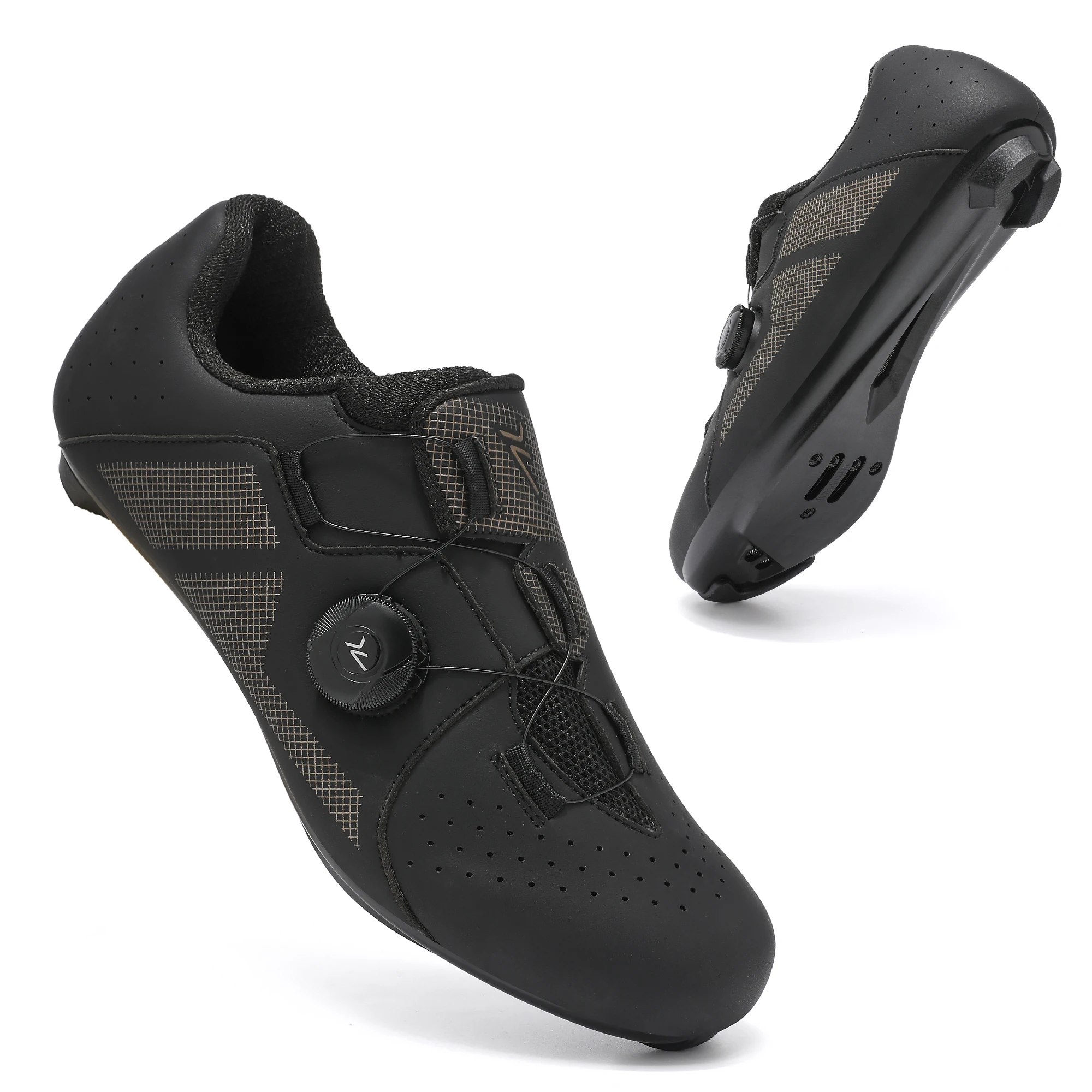 Speed Cycling Sneaker Men's Road Cycling Shoes Cleat Shoes Spd Cycling Flat Pedal Shoes Man Bike Outdoor Footwear White 37-48