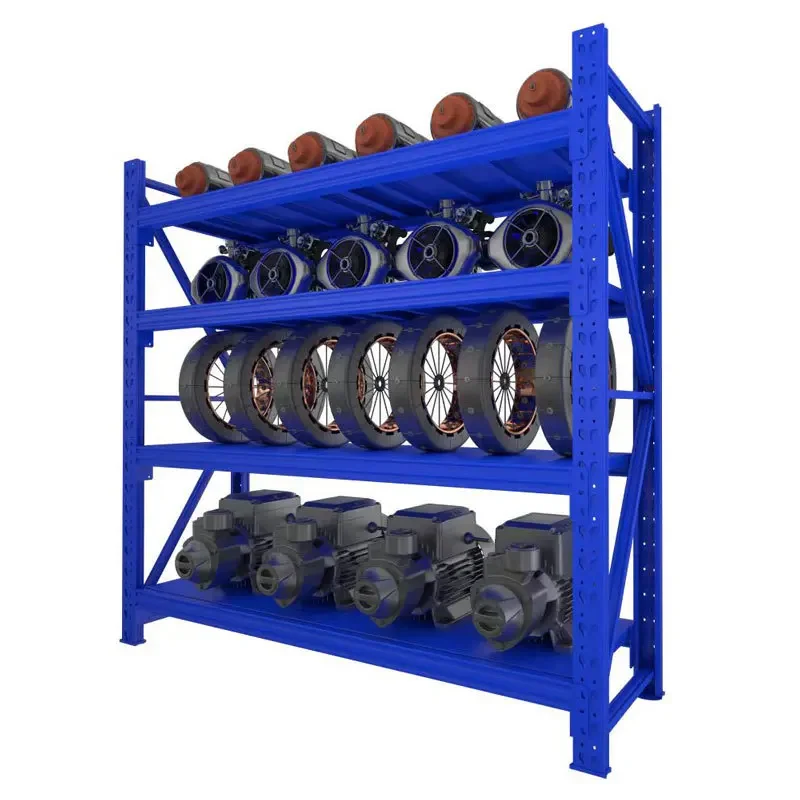 Industrial Iron Medium Storage Shelf for Warehouse for Industrial Smooth Surface Sturdy Construction Easy Installation
