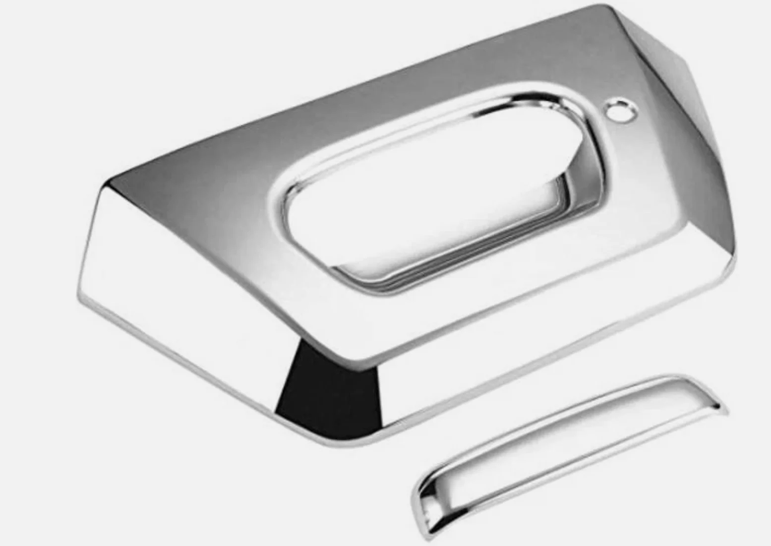 Chrome Tailgate Handle Cover for 02-06 Chevy Avalanche Tailgate With Keyhole Premium Parts