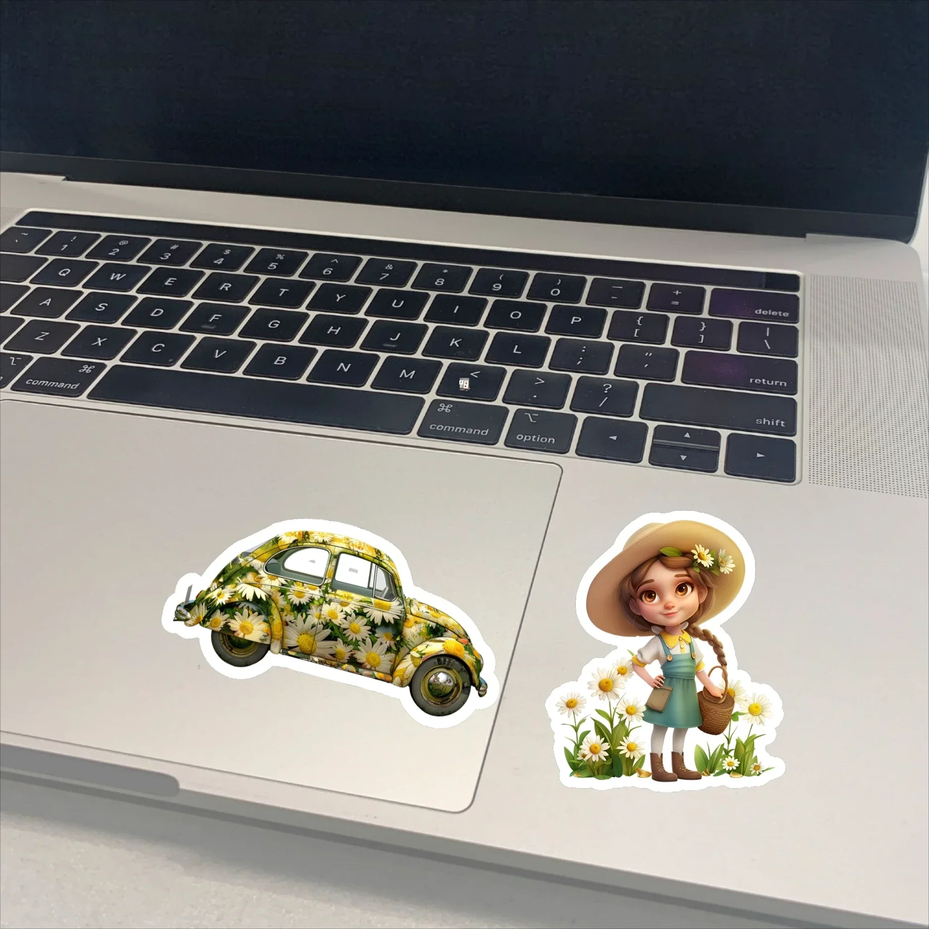 

Весенний стиль сельской местности, белые цветы ромашки, наклейки, сделай сам, скрапбук, дневник, счастливый проект, украшение, альбом, канцелярские принадлежности в стиле INS