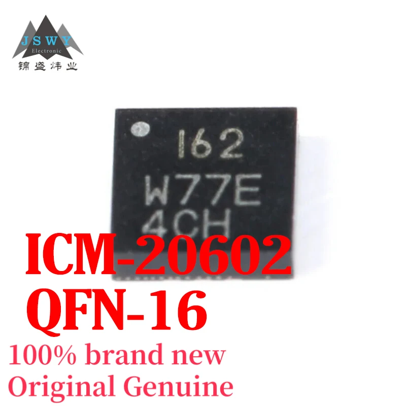 

(3/50 pcs) ICM-20602 Silk-Screen 162 LGA16 Sensor Chip IC - Brand New In Stock, Free Shipping