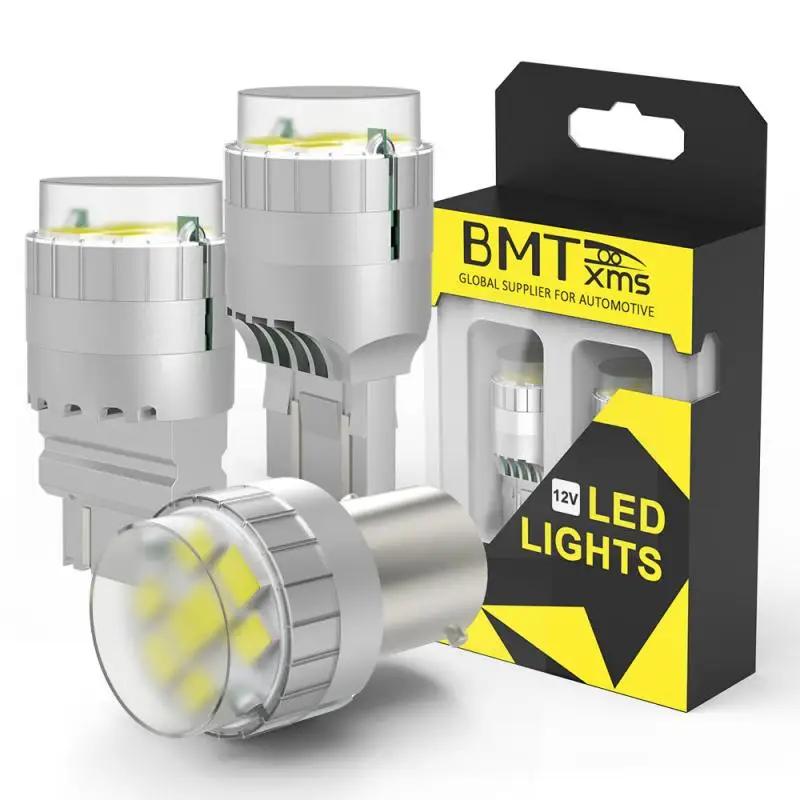 1156 BA15S P21W LED Canbus T20 W21/5W 7443 DRL P21/5W Bay15d 3157 W16W W5W W21W Światło cofania Stop Sygnałowy do Audi Jeep Mazda — zdjęcie 2