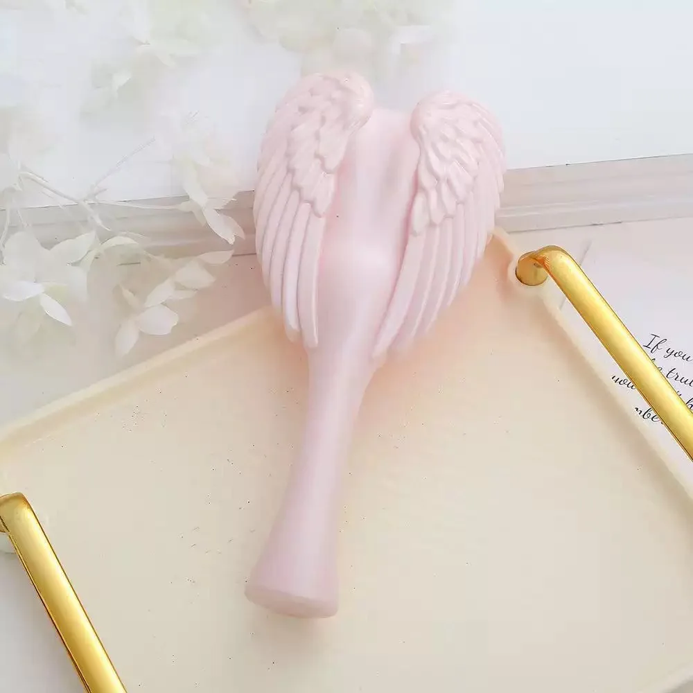 Professional Mini Angel Detangling Tangle Hairbrush Comb Anti-static Hair Brush Women Massage Combs For Salon Hairdressing Tools