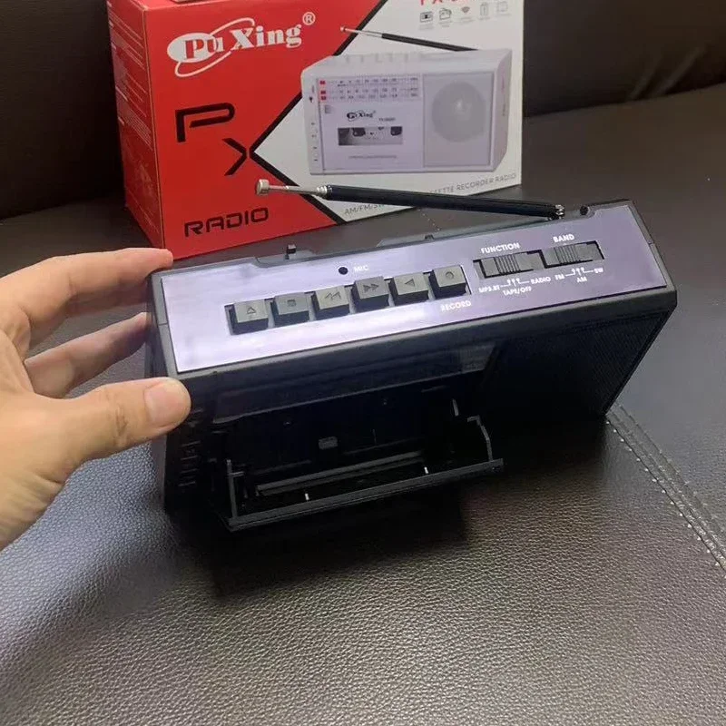 Портативный винтажный кассетный радиоприемник USB AM/FM/SW, многодиапазонный рекордер, монофоническое радио, беспроводной динамик BT 5,0, TF-карта, Mp3-плеер