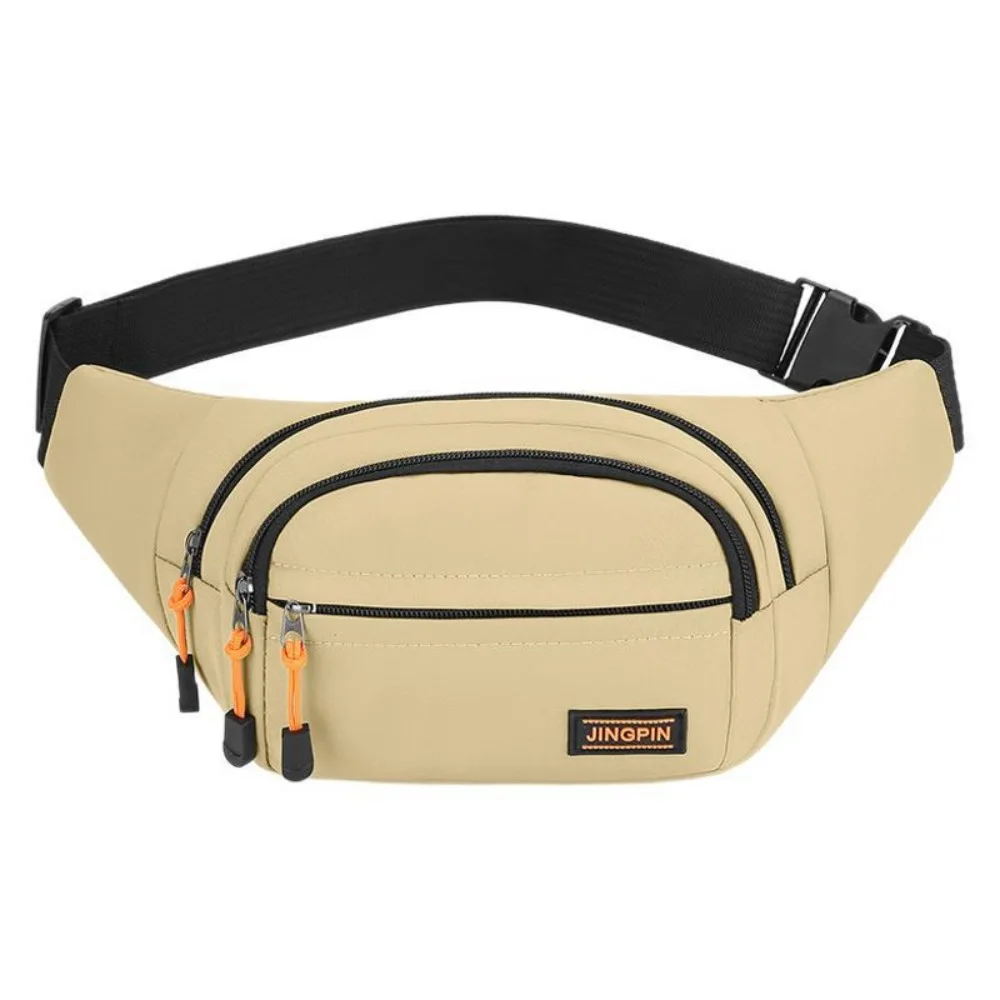 Borsa da petto da uomo in nylon Cintura regolabile di grande capacità Marsupio da esterno Borsa da passeggio sportiva multifunzionale impermeabile per moto