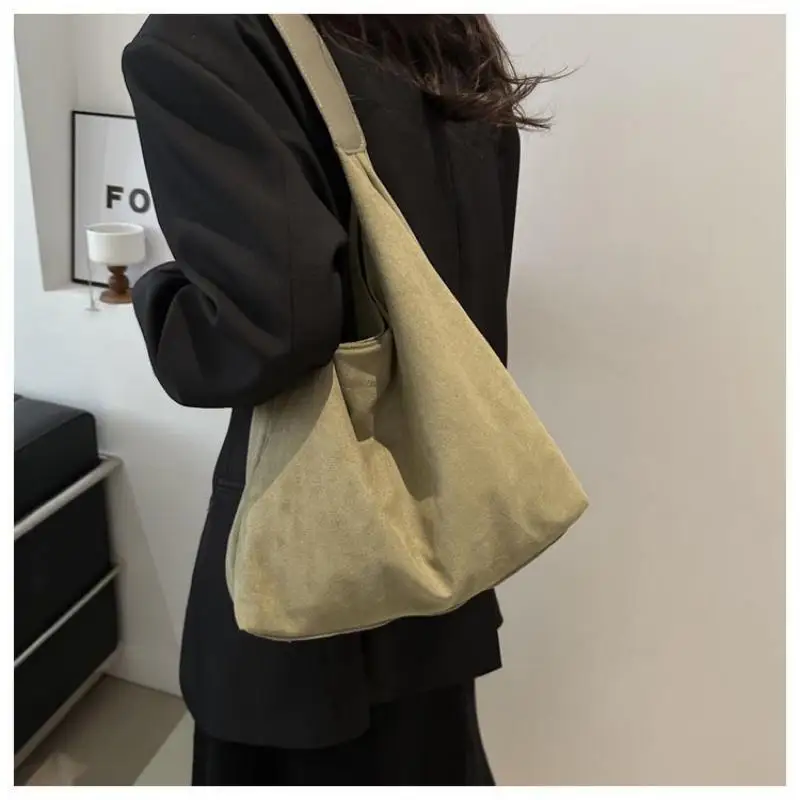 Grand sac conviviale ré rétro pour femme, sac à bandoulière simple, sac de consultation texturé haut de gamme, nouveau, automne et hiver