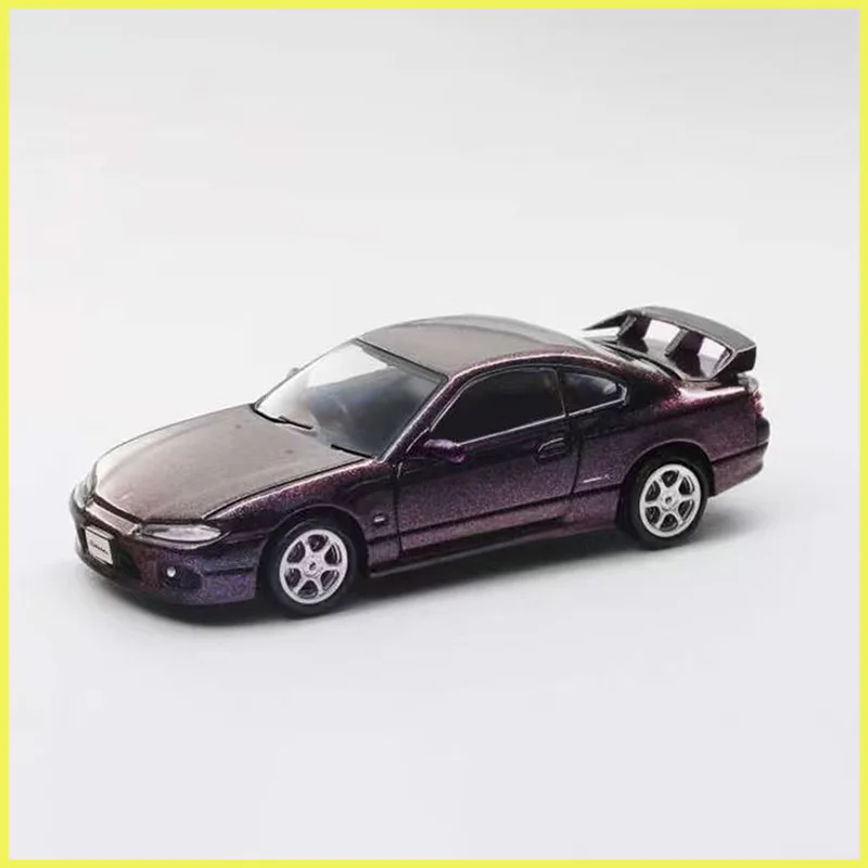 Pre-sale SHADOW Diecast 1:64 Scale S15 LL051243 Purple Alloy Car Model Static Decoration Collectibles Gift Toys