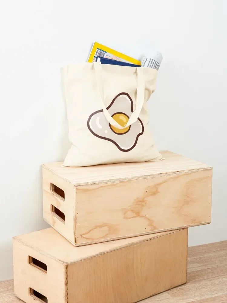 Fried eggs Tote Bag cute pouch bag Handbags women great bag canvas shopping