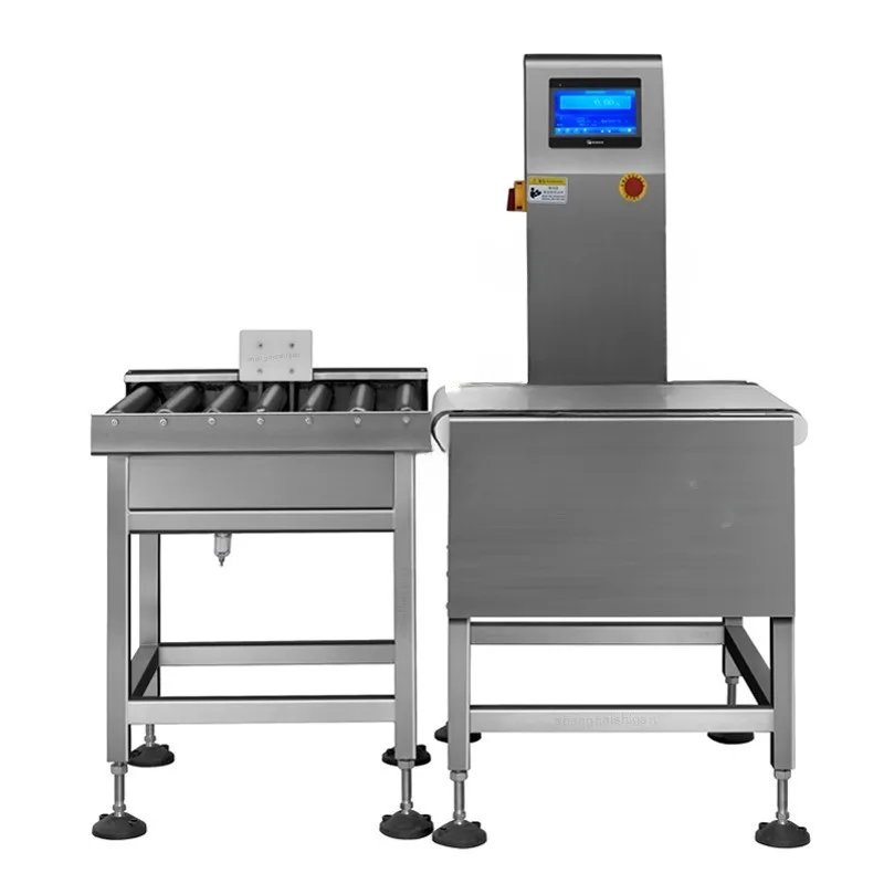 Assembly line bottled weighing inspection machine, weight inspection candy weighing machine