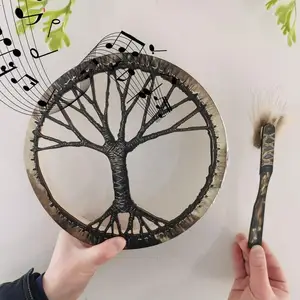 Schamanenbaum des Lebens handgefertigt schamanische Trommel, Geistmusik, Symbol der Sowjetunion 12 schamanische Hauptverkäufe - №4