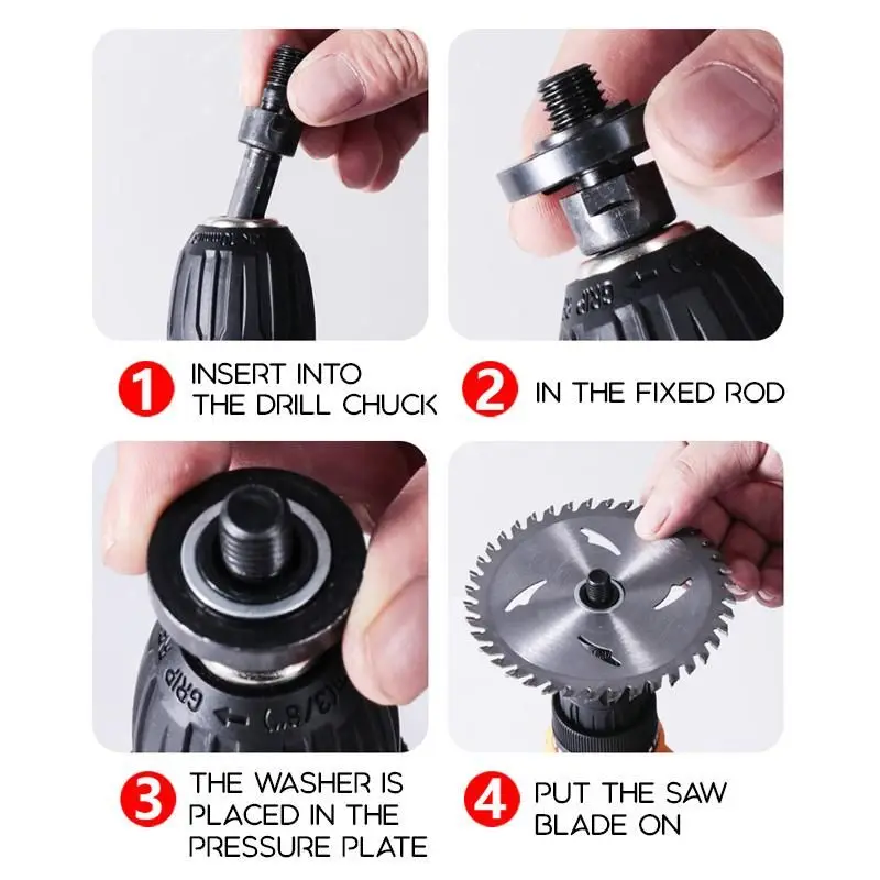 5PCS 10mm Electric Drill Conversion Angle Grinder Connecting Rod For Cutting Disc Polishing Wheel Metals Handle Holder Adapter