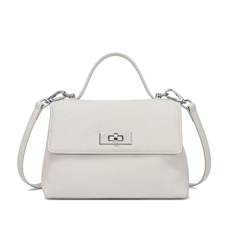

Luxury Handbags Female Crossbody Bags Small Square Shoulder Bag New Fashion 2025 Genuine Cowhide Leather Satchel