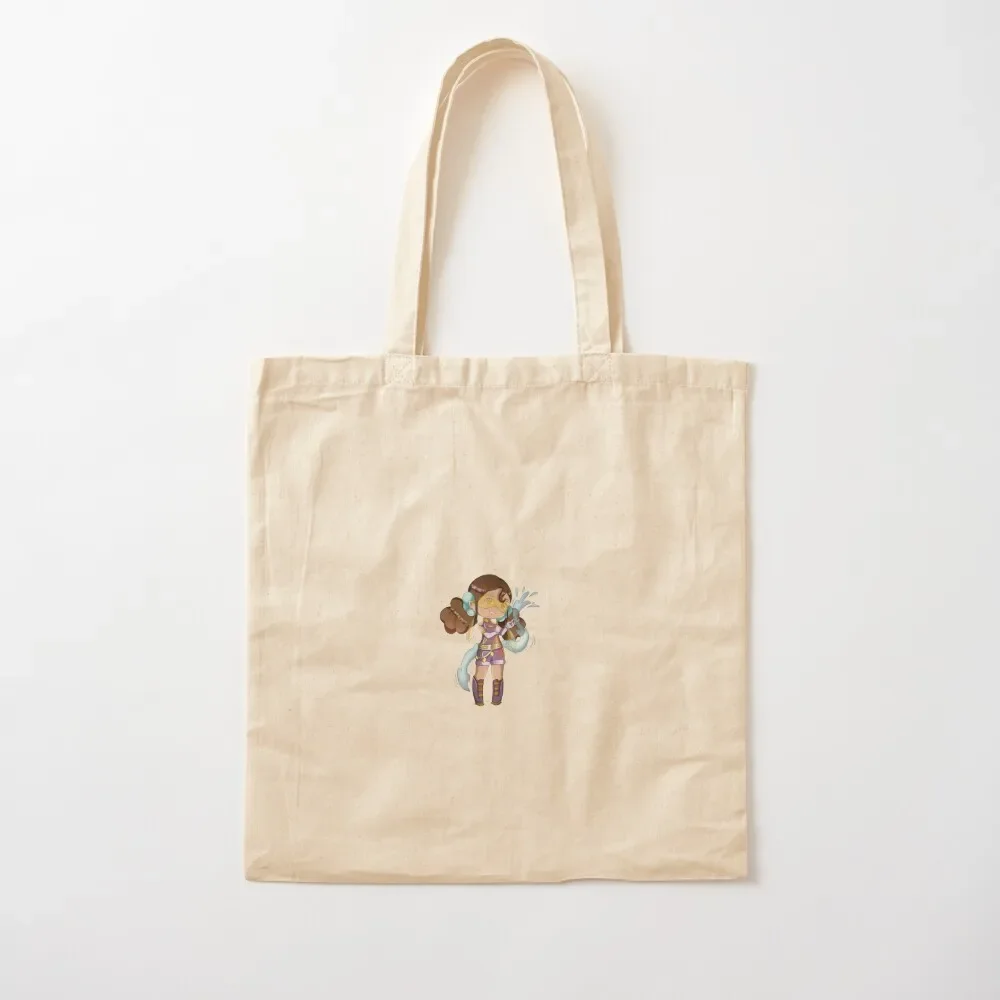 

for the first time I liked a character drawn by my sister Tote Bag sacs de shopping eco bag folding Handbags women Tote Bag