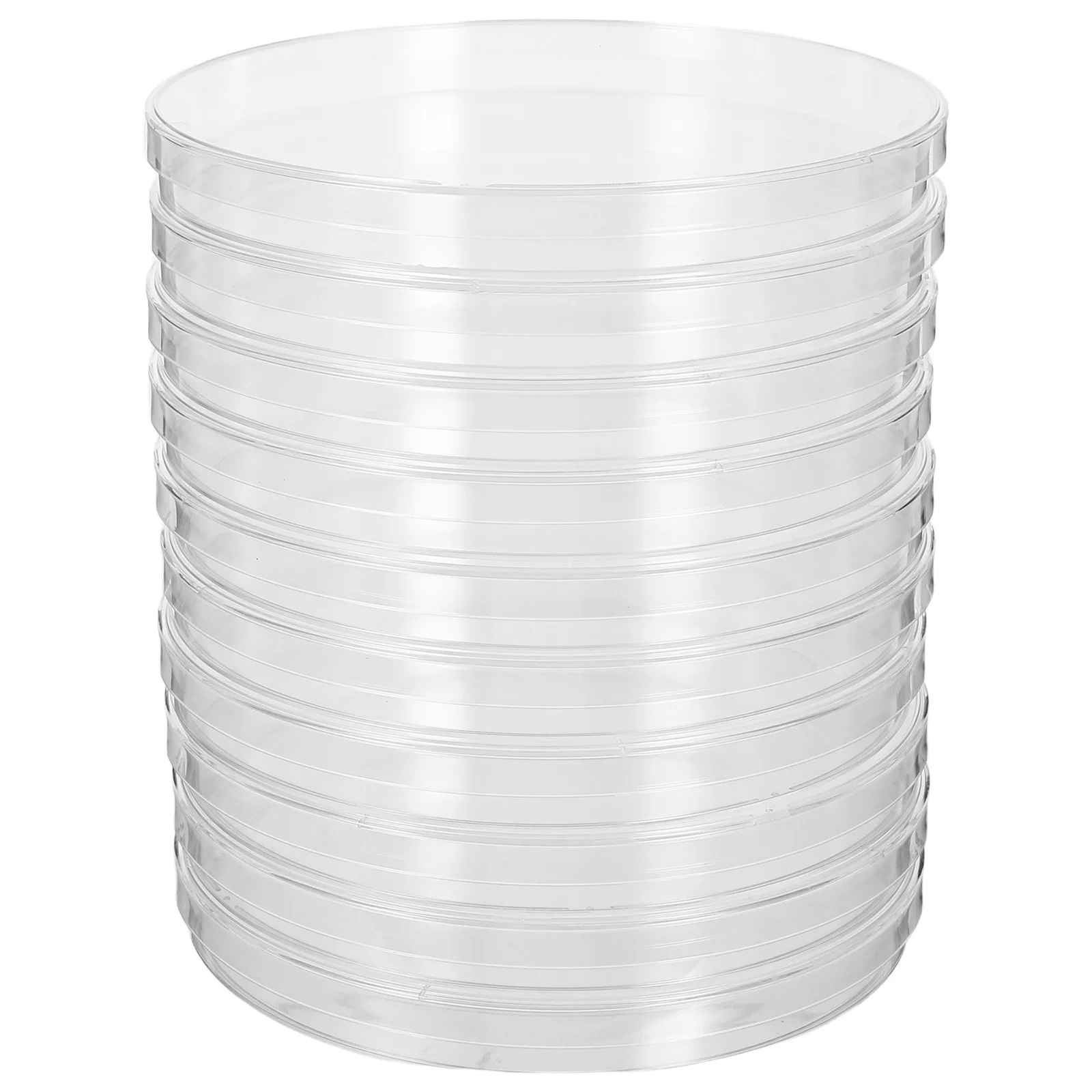 10 قطعة أطباق بتري وضوح كريستال 14.3 سنتيمتر 1.6 سنتيمتر سعة كبيرة لمشاريع ثقافة الأنسجة الخلوية أجار