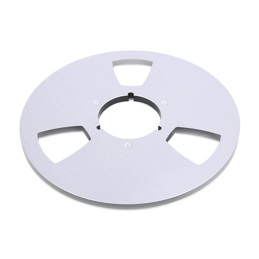 10 Inch Blank Tape Reel Aluminum Alloy Open Roll Cassette Three Holes Open Disc Audio Recorder Empty Discs for Studer ReVox/TEAC