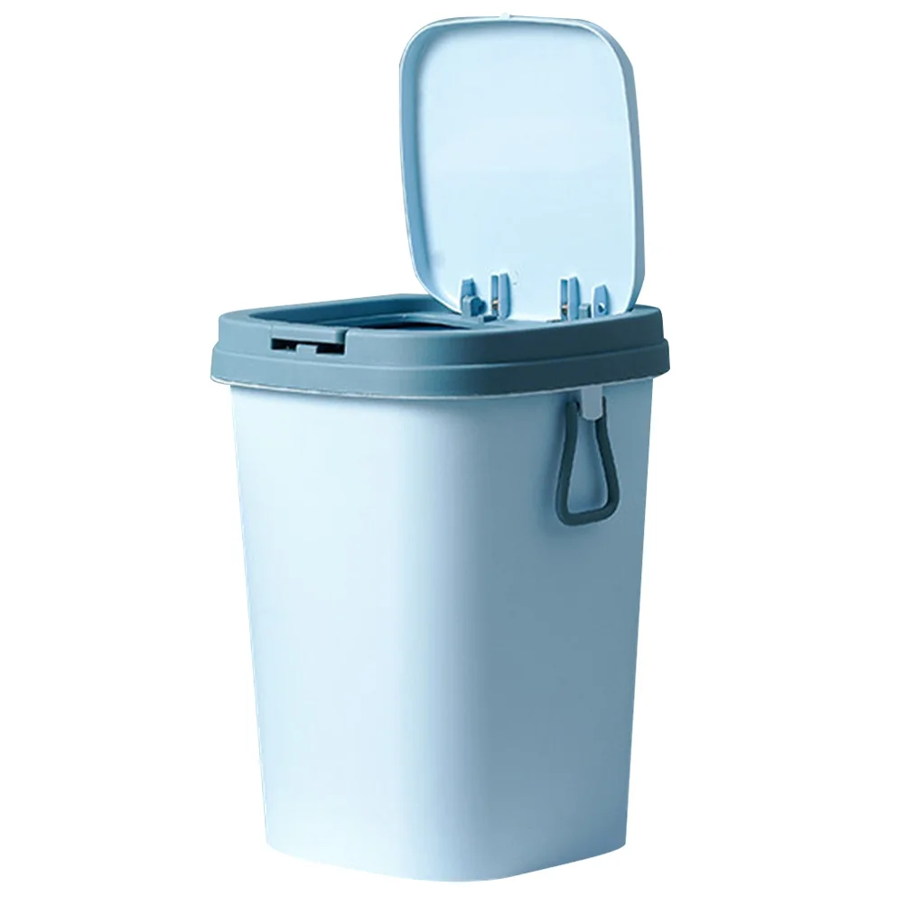 

Press Top Trash Can Premium Plastic Material Simple Design For Kitchen Bathroom Office Bedroom Small Garbage Bin With Lid