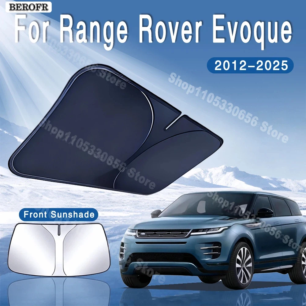 Car Sun Visor Front Windshield Sunshade Heat Insulation Summer Cooling Auto Accessories For Range Rover Evoque 2012~2025 2018
