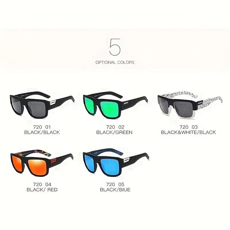 DUBERY-gafas de sol polarizadas con protección UV400 para hombre y mujer, 5 colores, modelo 720