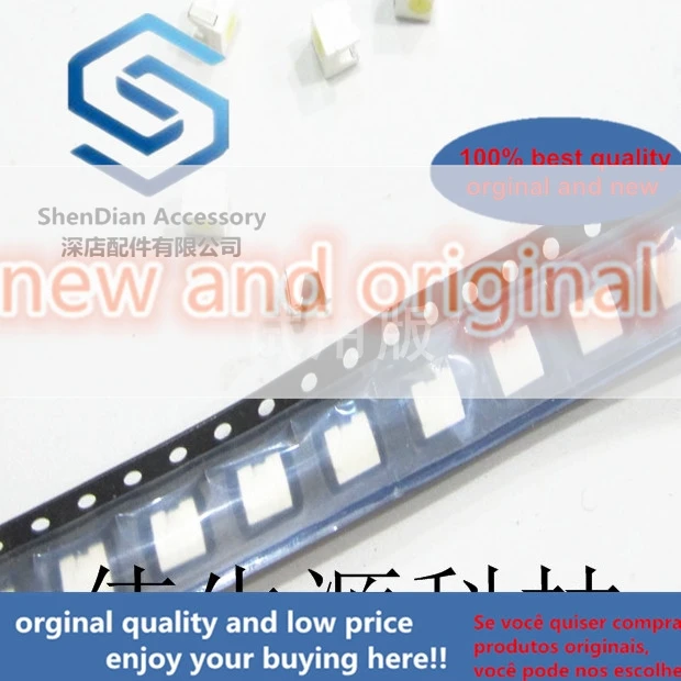 30pcs only orginal new LED SMD lamp beads 4040 side white light 4X4 bright white 1210 tooth head female LWA6SG