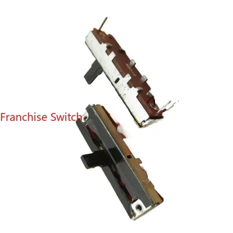 20PCS Direct Slip Potentiometer 35MM Total Length 25MM Stroke, Push-pull  B100K Mixer Fader 100K