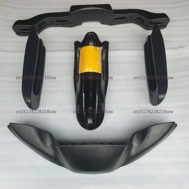 Competitive Racing Kart Body Shell, Plastic Anti Collision Bumper Set with Number Plate Front Rear Bars