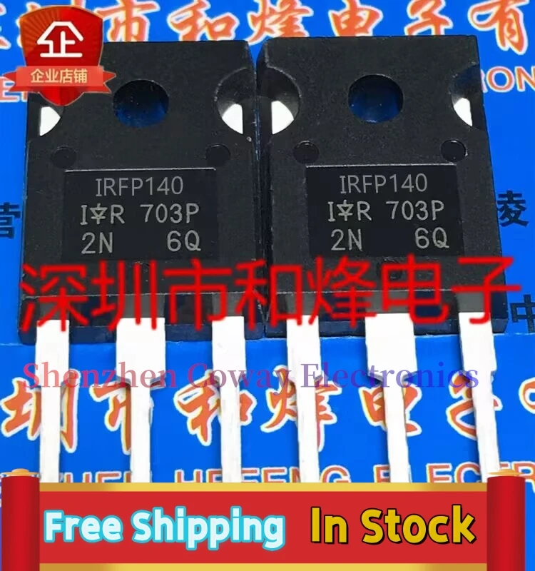 

10PCS-30PCS IRFP140 TO-247 MOS 100V 31A In Stock Fast Shipping