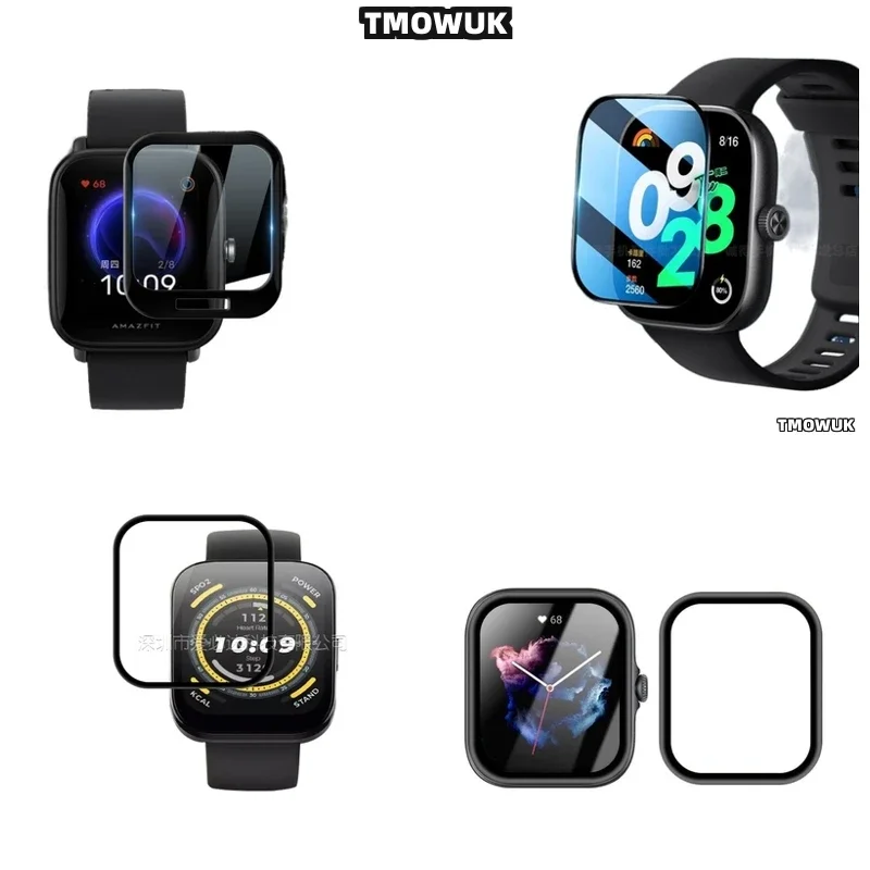 Enhanced Privacy Screen Guard For Amazfit BIP 3 5 6 U Pro Active Unity GTS 2E 2 3 4 MINI, Side View Block.