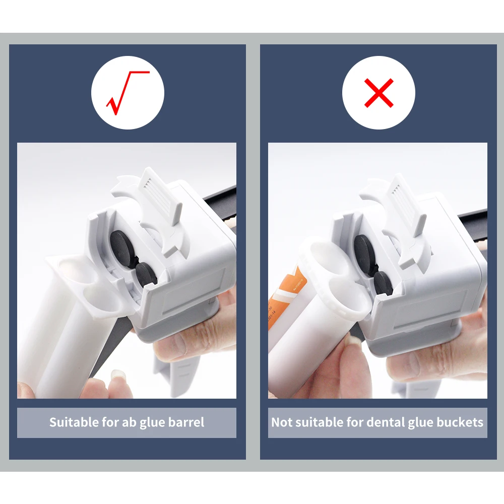 AB Glue Gun 50ml Two-component Glue Gun 2:1/1:1 Glue Gun AB Epoxy Sealant Glue Gun Sizing Machine Manual Glue Gun Dispensing