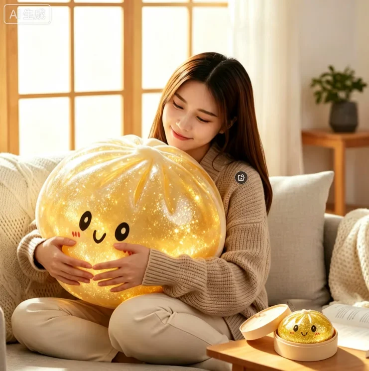 10cm 10cm Giant Dumpling Squeeze Squishy Toy, Cute Slow Rising Squeeze Stress Relief Sensory Toy, Soft Kawaii Halloween Fidget Toy - Aliexpress Deal