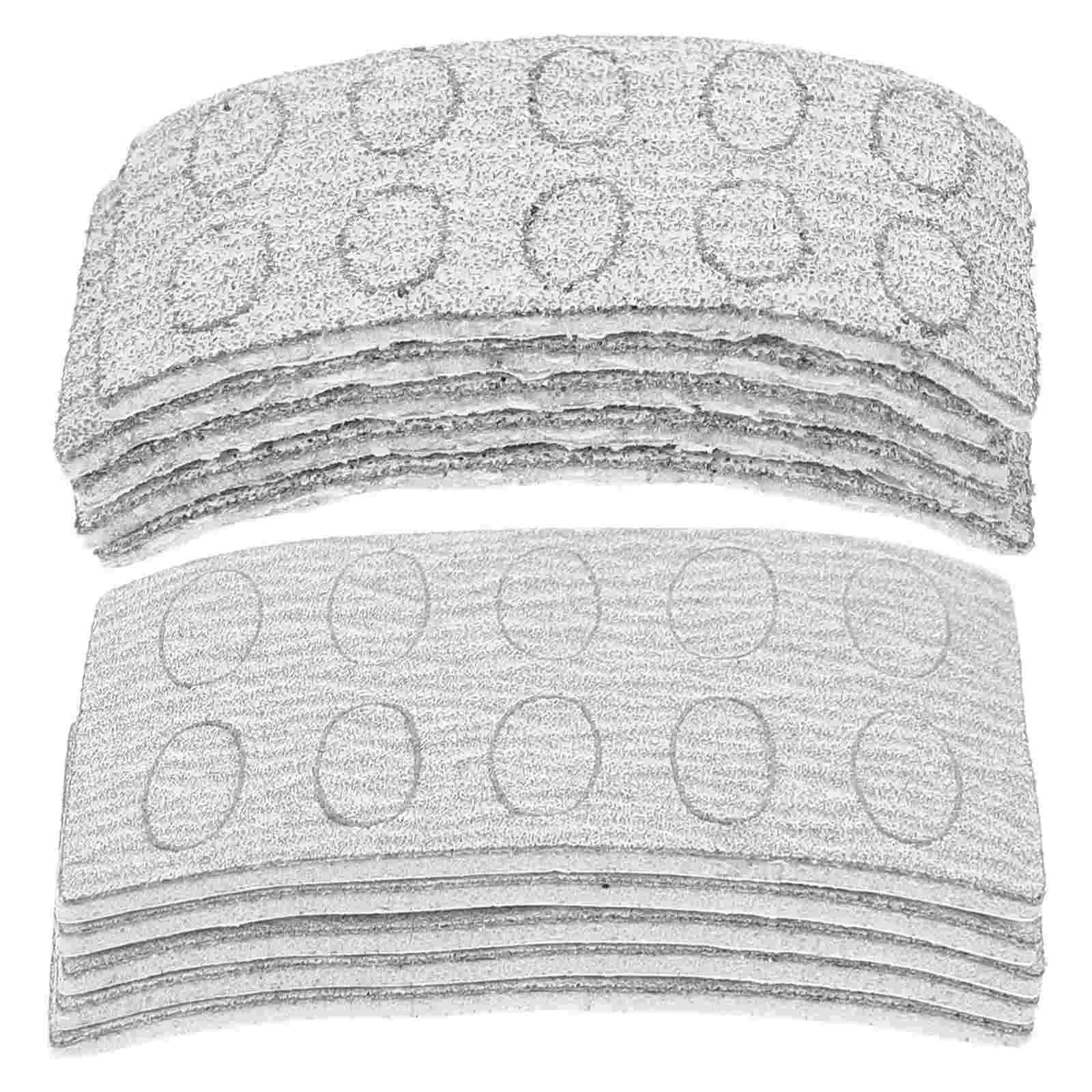

10 Sheets of Pedicure Sanding Discs Oval Replacement Sanding Discs Manicure Electric Polishing Pads nail file