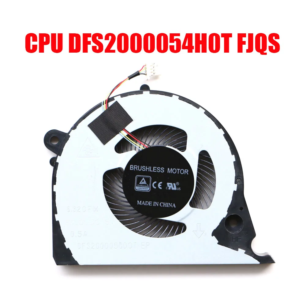 

Laptop Fan For DELL For Inspiron 15 7577 G7 7588 DFS2000054H0T FJQS / DFS541105FC0T FJQT DC5V 0.5A New