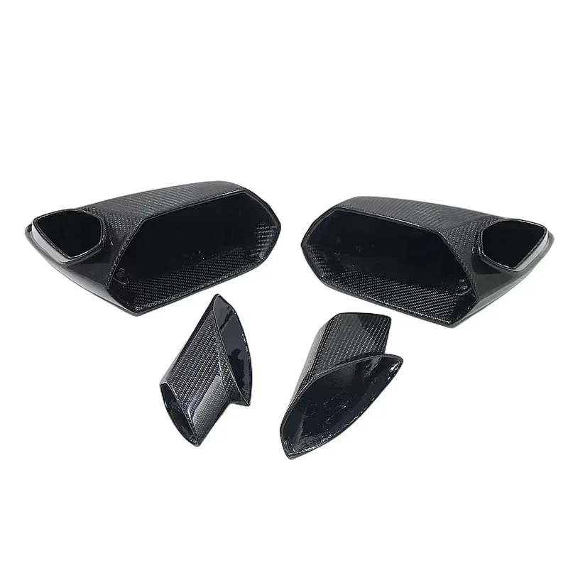 

Dry Carbon Fiber Car Rearview Mirror Bright Black Rearview Mirror Cover for Aventador LP700 Side Mirror