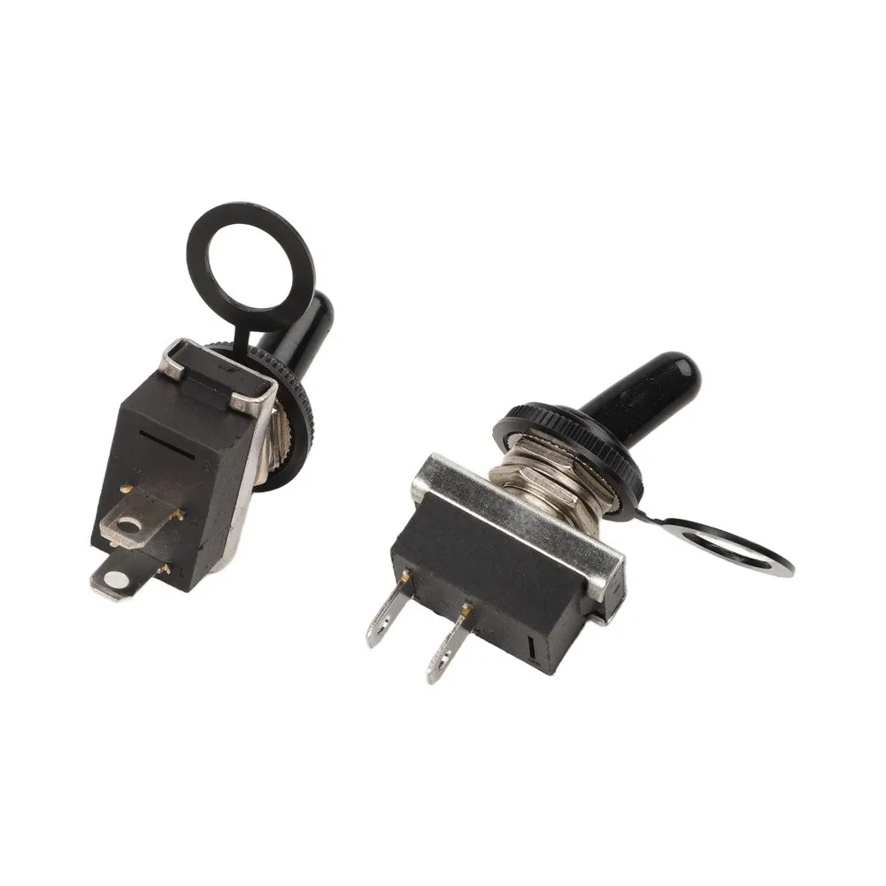 Electrical Wiring 12.2mm for toggle Switch 2 Pin Switch 25A 12V Rating Easy Installation Locking Mechanism Outdoor Use